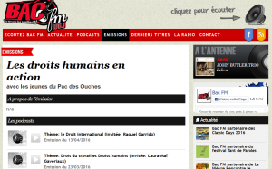 LEs droits humains en action (webradio)
